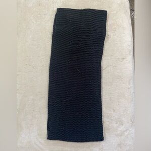JustFab Black Knit Infinity Scarf
